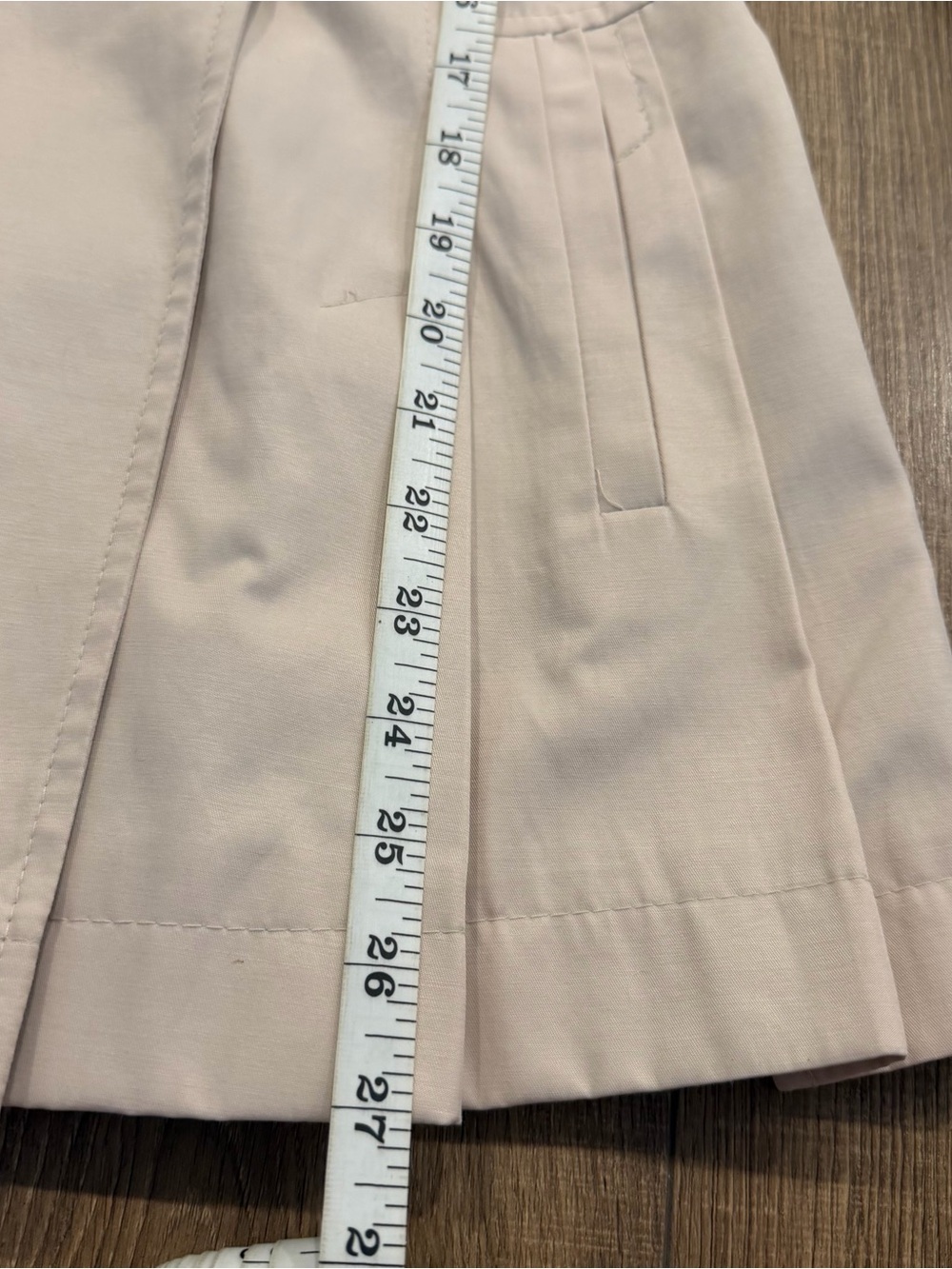 Via Spiga Light Cream Double-Breasted Trench Jacket, XS - Picture 8 of 10